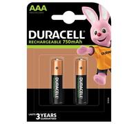 0000065880 Duracell BATTERIE RICARICABILI MINISTILO AAA 750MAH CONF. 2PZ