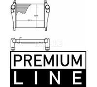 MAHLE CI 267 000P Intercooler per IVECO