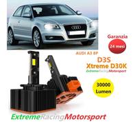 0000AUDI A3 8P 08-13 KIT CONVERSIONE LED 7535 CPS ULTRAWHITE D3S 110W 30KLM CANB