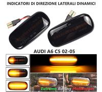 0000AUDI A6 C5 02-05 INDICATORI DI DIREZIONE LATERALI DINAMICI FUME' SEQUENZIALI