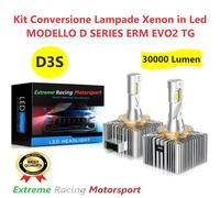 0000AUDI A8 D4 10-17 KIT CONVERSIONE LED 4575 CPS ULTRAWHITE D3S 100W 30KLM CANB