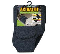 000135054 Cora Set 4 tappeti moquette Actualfit grigio mod. 4