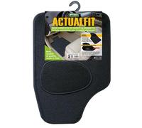 000135062 Cora Set 4 tappeti moquette Actualfit nero mod. 2