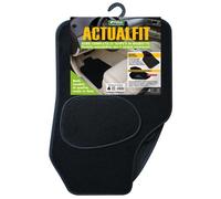 000135064 Cora Set 4 tappeti moquette Actualfit nero mod. 4