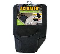 000135065 Cora Set 4 tappeti moquette Actualfit nero mod. 5