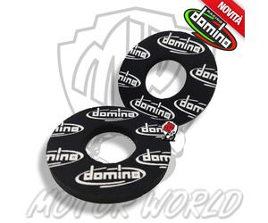 0004.26.40.04-0 COPPIA ANELLI DOMINO NERI PROTEZIONE MANI MOTOCICLI