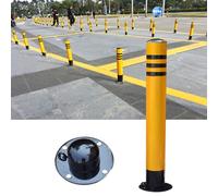001, 7,6 x 75 cm, dissuasore di sicurezza per parcheggio auto, dissuasore rimovibile per parcheggio privato, vialetto, blocco blocco superiore
