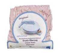 0011 - My Brest Friend & baby wild - Coperta per cuscino americano per allattamento, Originale, design: rosa a righe bianche