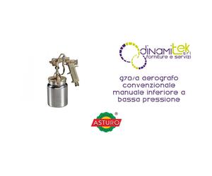 00127 G70/A AEROGRAFO CONVENZIONALE MANUALE INFERIORE A BASSA PRESSIONE ASTURO