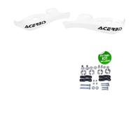 0013057 COPPIA Acerbis Paramani Rally PROFILE BIANCO MOTO ENDURO SPORT RALLY