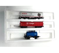 00153-C3 Piko HO Set 3 carri merci misti scala 1:87 nuovi da start set