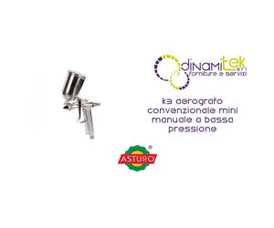 00153 K3 AEROGRAFO CONVENZIONALE MINI - MANUALE A BASSA PRESSIONE ASTURO