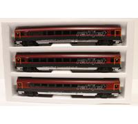00172-3C Piko HO Set 3 carrozze miste Railjet delle OBB epoca VI scala 1:87