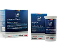 00311964 BOSCH SET DI CURA PER ACCIAIO INOX - DETERGENTE IN POLVERE + PANNO