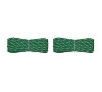 006006343 Treccia corit verde, 10 mm - 10 mt, Corda intrecciata multiuso resistente ai raggi U.V. e all'abrasione, per attività all'aperto, giardino, mare, guinzagli e fai da te, rottura 1050 kg