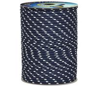 006050414 Treccia Surf blu, 6 mm - 100 mt, Corda intrecciata multiuso resistente ai raggi U.V. e all'abrasione, per attività all'aperto, giardino, mare, guinzagli e fai da te, rottura 350 kg