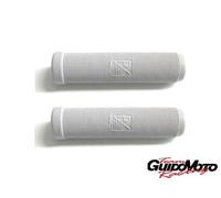 00615/B-GR COPPIA MANOPOLE GRIGE VESPA D.24 MM 50>60 PIAGGIO