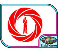 007 James Bond A Adesivo Vinile Laptop Auto Van Camion Muro Arte Poster Finestra