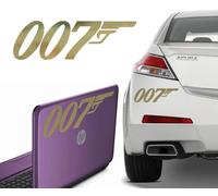 007 JAMES BOND, Adesivo In Vinile Agente +