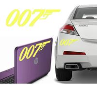 007 JAMES BOND, Adesivo In Vinile Agente +