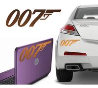 007 JAMES BOND, Adesivo In Vinile Agente +
