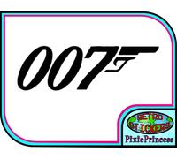 007 James Bond B Adesivo Vinile Laptop Auto Van Camion Muro Arte Poster Finestra