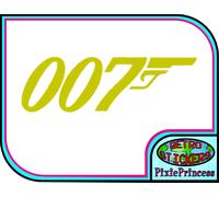 007 James Bond B Adesivo Vinile Laptop Auto Van Camion Muro Arte Poster Finestra