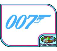 007 James Bond B Adesivo Vinile Laptop Auto Van Camion Muro Arte Poster Finestra