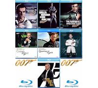 James Bond Collection - 7 Film in Blu-ray | Edizione 007 con Sean Connery & Daniel Craig | Licenza di Uccidere, Dalla Russia con Amore, Thunderball, Casino Royale, Quantum of Solace, Spectre, No Time