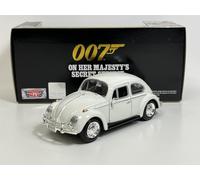 007 James Bond On Her Majestys Segreto Servizio 1966 VW Beetle 1:24 Motormax