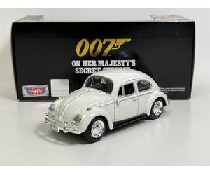 007 James Bond On Her Majestys Segreto Servizio 1966 VW Beetle 1:24 Motormax
