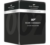 007 JAMES BOND SEAN CONNERY LIBRARY CASE COLLECTION 6 FILM (4K Ultra HD + Blu-ray)
