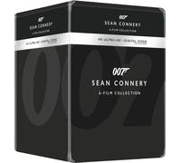 007 JAMES BOND SEAN CONNERY LIBRARY CASE COLLECTION 6 FILM (4K Ultra HD + Blu-ray)