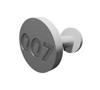 007 James Bond Style Cufflinks for Formal Wear - Durable Side-Printed Design