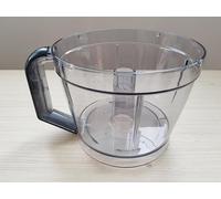 00752280 Contenitore, recipiente con impugnatura manico nero, compatibile con robot da cucina BOSCH MULTITALENT 8 MC812...