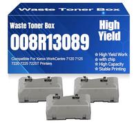 008R13089 Contenitore toner di scarto per Xerox 7120 7125 7220 7225 Contenitore toner di scarto Compatibile per Xerox WorkCentre 7120 7125 7220 7225 7225T Stampanti,8R13089-3PC