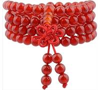 009,Braccialetto con 108 Perline Avvolte, Adatto per Uomini E Donne, Collana di Perle E Pietre Preziose, Collana di Pietre per La Meditazione Buddista Tibetana