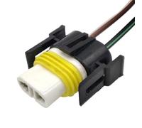 0090-268 Connettore per cablaggio fari fendinebbia H11 in ceramica a 2 pin DC 12V per auto