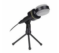 01 02 015 Microfono da Gioco, Microfono Asmr Basso Rumore Stabile Affidabile Connettore a 3 Pin ABS Durevole per cantare per i Giochi Online