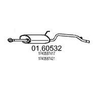 01.60532 MTS MARMITTA SILENZIATORE POSTERIORE DAIHATSU Terios 1.3