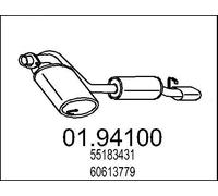 01.94100 MTS MARMITTA SILENZIATORE TERMINALE ALFA GTV 2.0