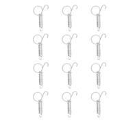 01 Gancio con Chiusura a Molla, Gabbia per Conigli Multifunzionale Spring 20PCS per Fattoria per Negozio di Animali per la casa(Gancio Porta Gabbia a Molla Grande)