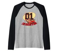 01 Il Merchandising del Film Fast And Furious di The Racer's Edge Maglia con Maniche Raglan