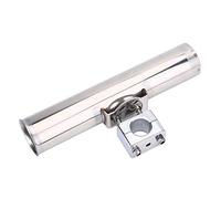 01 Portacanna da Pesca in Acciaio Inossidabile, Morsetto Porta Canna da Pesca Durevole, per Pesca in Barca con Diametro di ringhiera da 1 Pollice