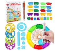 01 Spirograph Art Set, Durevole Spiralgraph Drawing Set per Il Disegno per i Bambini per la Pittura