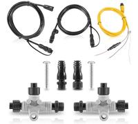 010-11442-00 NMEA 2000 Starter Kit per Garmin ECHOMAP Chirp, ECHOMAP Plus, cavo di alimentazione NMEA 2000, cavo backbone con connettore a T e terminatore maschio femmina