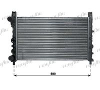 0104.2025 FRIGAIR Radiatore, Raffreddamento motore per FIAT
