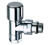 0108 12P Finitura Cromata 1/2" Valvola termostatizzabile a squadra FAR