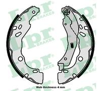 01109 LPR Kit ganasce freno per CITROËN,DS,OPEL,PEUGEOT,VAUXHALL