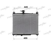 0115.3041 FRIGAIR Radiatore, Raffreddamento motore per TOYOTA